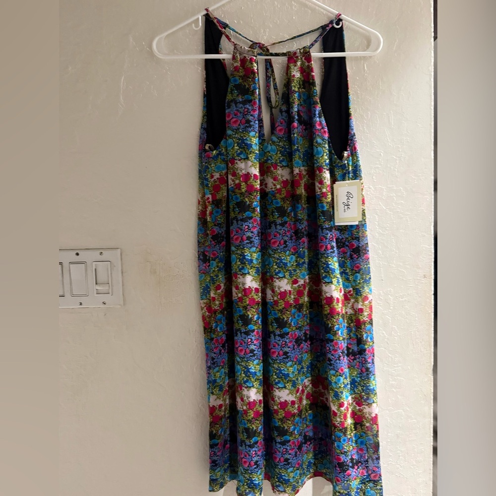 Beige by eci Multicolor Floral Dress